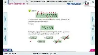 Mavi Set Matematik 1 - Sayı Basamakları - 1 📏