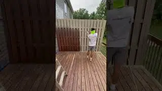 Start To Finish Privacy Fence #deck #diydeck #construction #bestdeck #outdoordiy