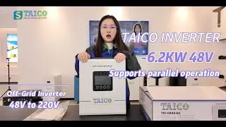 TAICO 6.2KW Off-Grid Inverter Unboxing: 98% Efficiency & 100A Solar Charger! ☀️🔋