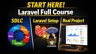 Laravel Full Course #1 SDLC, Real Project Overview, Laravel Intro + PHP, Composer  Herd Installation