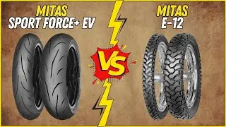 Mitas Sport Force+ EV vs Mitas E-12: Dual-Sport Tire Comparison