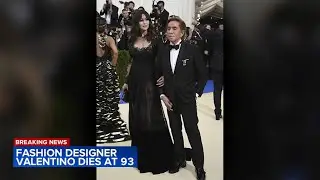 Italian fashion designer Valentino dies at 93
