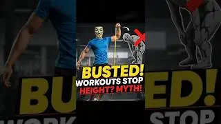 Did really doing workout can stop height growth #mythbusting#fitness #information