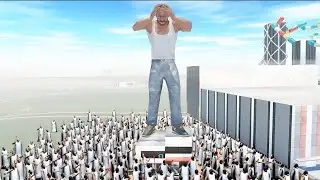 Franklin vs 1000 Granny Army 😱 | Indian Bike Driving 3D