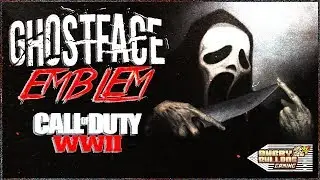 COD-WWll GHOSTFACE EMBLEM TUTORIAL │SCARY MOVIE │1080P