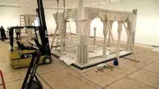 Installation of the Indian Garden Pavilion (time-lapse)