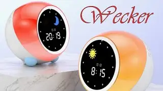 Kinder Wecker Dual-Wecker k&ouml;nnen mit Bluetooth verbunden Werden Digitaluhr Kinder Schlaftrainer