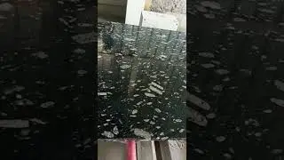 Plain pearl black granite stone line Polish #granite #granitecompany