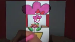 FUN DRAWING  - KAWAII FLOWER SIMPLE DRAWING AND COLORING FOR KIDS