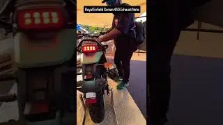 2025 Royal Enfield Scram 440 Exhaust Note || Royal Enfield Scram 440 Exhaust Sound