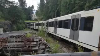 Oslo Metro T-bane Mx3000 Bergkrystallen station
