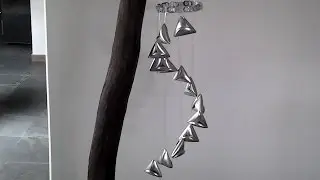 Diy - mensageiro dos ventos feito de latinhas e garrafa pet- sem cola-creditos  Angela rodrigues