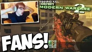 FAN HITS SICK HIGHRISE CRANE SHOT!! - MW2 Trickshotting with Fans! (LOTS OF TRICKSHOTS!)