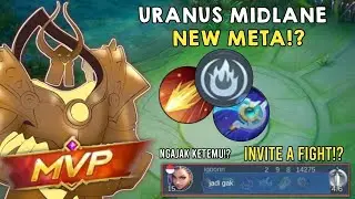 NEW URANUS MIDLANE IS BROKEN!? HARD CARRY NEW HERO IXIA TRASHTALKER | FEEDING
