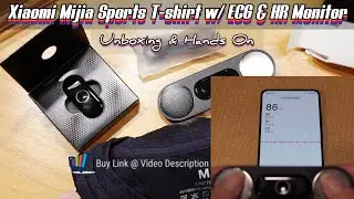 Xiaomi Mijia Sports T-shirt w/ ECG & Heart Rate Monitor - Unboxing & Hands On ( Buy Link @ Desc'n )