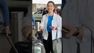 Sara Tendulkar Along With Anjali Tendulkar Spotted At Airport