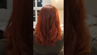 Color Transformation! #hairinspo  #naturalhair #healthyhair #redhair