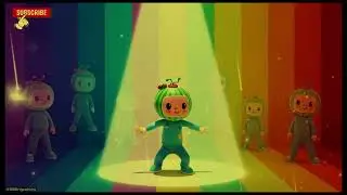 Cocomelon Melon Head Official Dance Music Video (Color Mode) #cocomelon #cocomelonfamily #danceparty