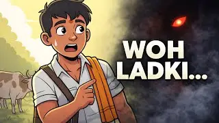 😱 &ldquo;Woh Ladki Insaan Nahi Thi&rdquo; 👁️👻 /Horror story/love story/cartoon video 