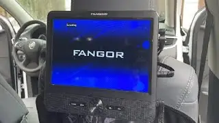 FANGOR 10&rsquo;&rsquo; Dual Car DVD Player Portable Headrest CD Players Review, super nice set