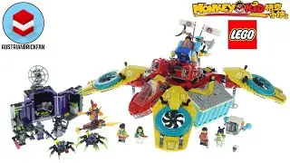 Lego Monkie Kid 80023 Командный дронкоптер Monkie Kid - Обзор сборки Lego Speed
