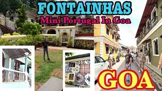 FONTAINHAS street Goa Fontainhas Goa Walking Tour Latin Quarters GOA'S Most Colourful Street #goa