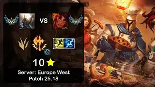 Pantheon Jungle vs Taliyah - EUW Challenger - Patch 25.18