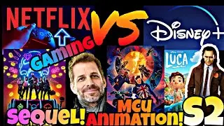 Netflix VS Disney plus(streaming wars):Gaming, Zach Snyder deal,Loki season 2, charts, MCU animation