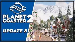 ❄️ De la NEIGE, 🎄 NOEL  et des DINGUERIES 😮 pour cette MàJ ! | UPDATE 8 | PLANET COASTER 2 | APERCU