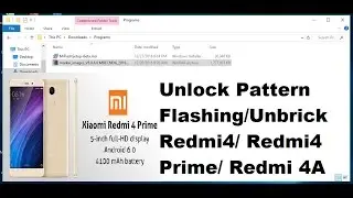 Unlock Pattern Xiaomi Redmi 4/Redmi 4 Prime / Flash Fastboot MIUI Stock Rom Redmi 4 Prime