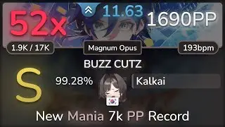 1690pp (+54pp) New Mania PP Record (December 30 2025)