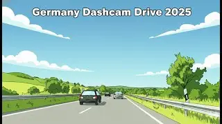 Summer Road Trip Germany 2025: Relaxing Dashcam Drive Through Nature 🌳
