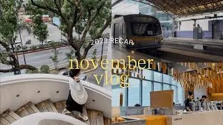 🎥 2023 november recap vlog | life lately, ronac art center, work-life balance