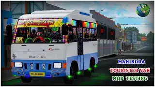 💥Mahindra van mod driving with remix song in ets2 🎶🎧|indian van game | mahindra mod|@CyberJourney