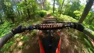 HIT THE DIRT ENDURO Having a go on a 450