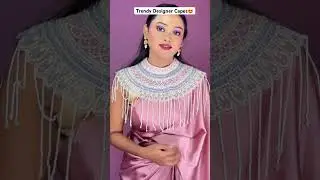 Wear a Designer Cape for the first time😱 | Make a Simple Outfit Stylish #cape #meesho #meeshofind...
