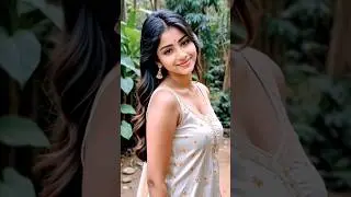 Natural Indian Beauty 🌿 | Elegant Traditional Look | #Shorts #trending #aivideo #aiart