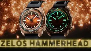 Zelos Hammerhead V3 | hammerhead 300m bronze | microbrand | independent brand | affordable watches