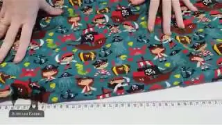 Rubyjam Fabric - Pirate Friends