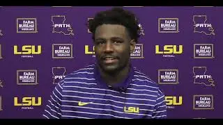 Everything Greg Penn III had to say at LSU Tigers Football practice 8/5/24