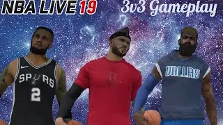 NBA Live 19 3v3 Gameplay! NBA Live 19 Best Builds! Must Watch!
