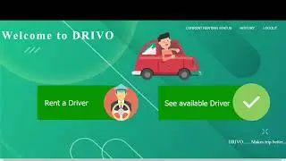 Driver Rental system using HTML CSS PHP and Mysql