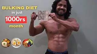 120g Protein Vegetarian Diet Plan In 1000 Rs A Month | Lowest Budget Full Day Of Eating