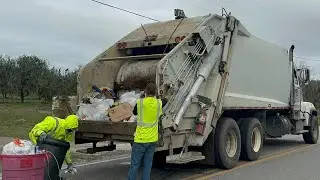 Western Star New Way Rear Loader Garbage Truck Packing County Trash