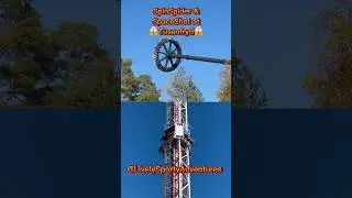 SpinSpider vs SpaceShot | World Class attraction at Tusenfryd Amusement park #rollercoaster #norway