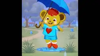 &ldquo;Harty Peefoo Splashing in the Rain | Fun Rainy Day Cartoon #preschoollearning #eslkids #kidsvideo