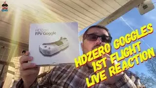 HDZERO goggles first flight live reaction 🤯🤩