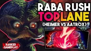 RUSHING DEATHCAP IS THE NEW META? MAX DAMAGE HEIMERDINGER VS AATROX TOPLANE! - League of Legends