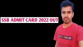 ssb driver admit card 2022 out