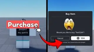How to make a developer product show when you click a button! | Roblox Studio Tutorial